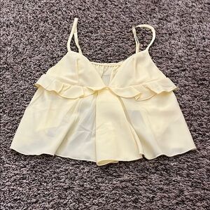 Elegant Cream Women's Top